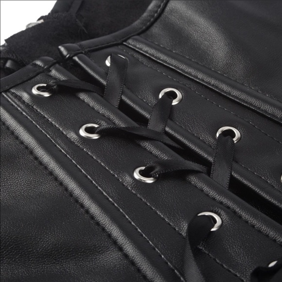 NEW Black Corset Bustier Shape wear Crop Top - Picture 4 of 5